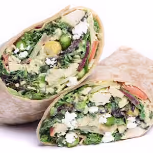 The Protein Bar & Kitchen signature dishes Buffalo Burrito
Miso Salmon Bowl
Green Protein Smoothie